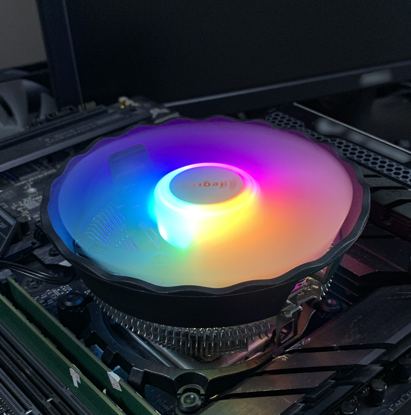 Esports Gaming Fan - RGB CPU Luchtkoeler 90mm PC Processor