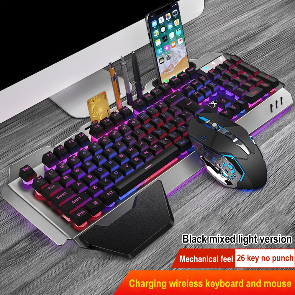 Esports Gaming Mouse Wireless - K680 Oplaadbare 2.4G Draadloze Toetsenbord En