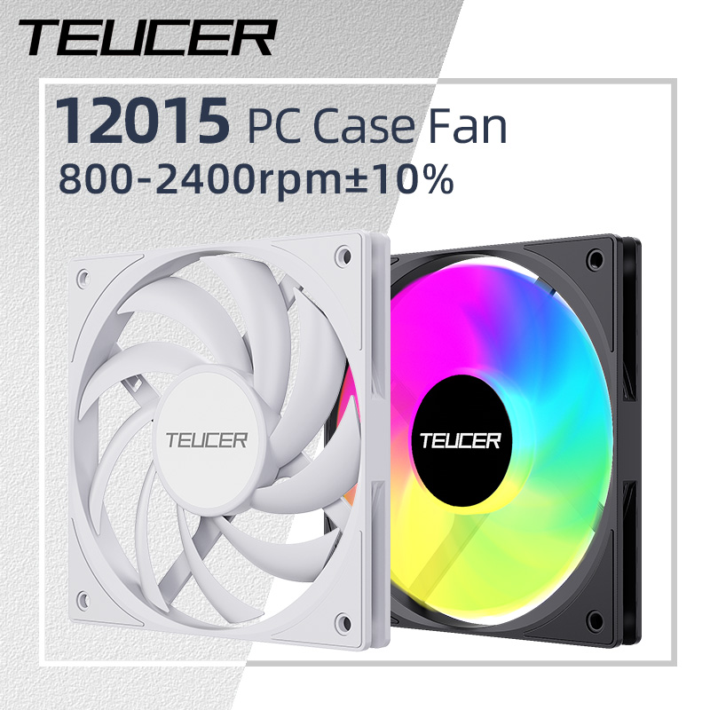 Esports Gaming Fan - Teucer 120 mm PC-behuizingsventilator FDB-lager PWM