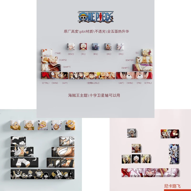 Keyboard Tenkeyless - Op voorraad One Piece Luffy Roronoa