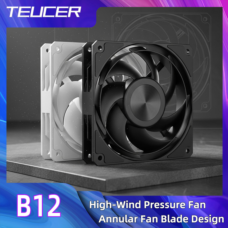 Esports Gaming Fan - TEUCER Computer CPU Koeler Fan 120mm