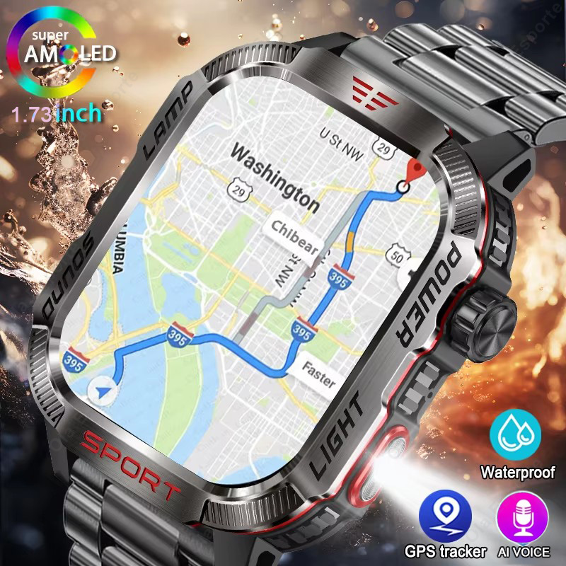 Phase Esports & Gaming Festival - Nieuwe Militaire GPS Smart Horloge Mannen