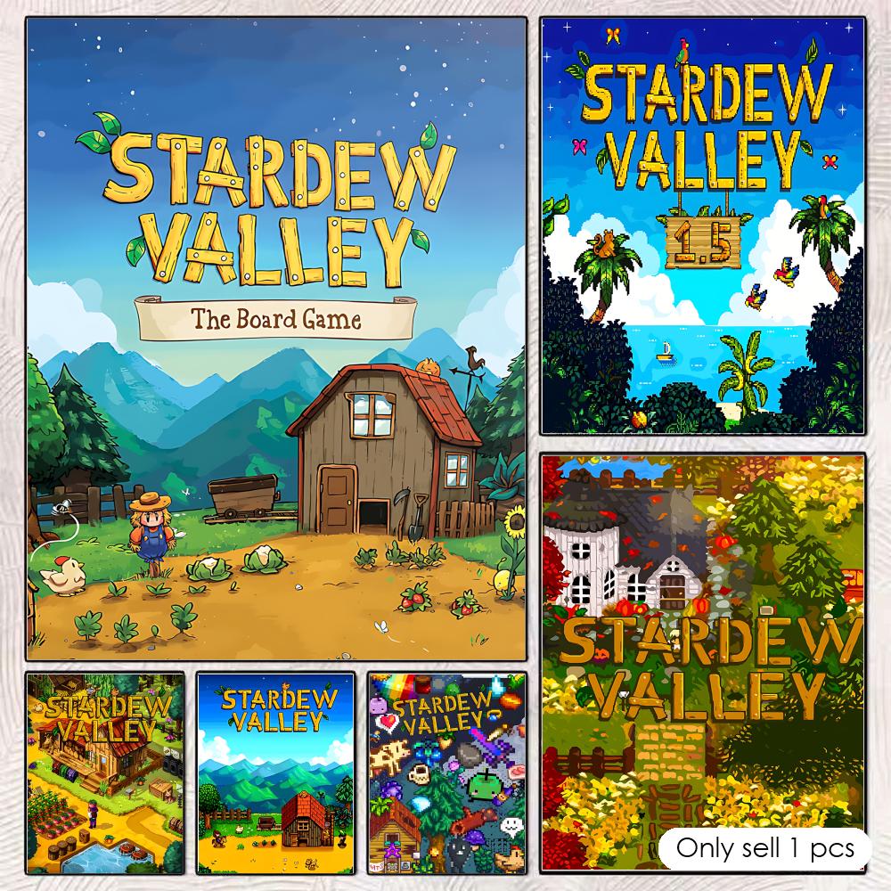 Esports Gaming Lounge - S-Stardew V-ValleyS Poster HD Wanddecoratie Anti-rimpel