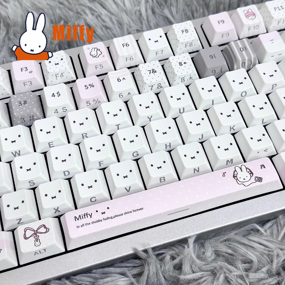 Kawaii Miffy mechanisch toetse - Keyboard Tenkeyless recensie en prijs