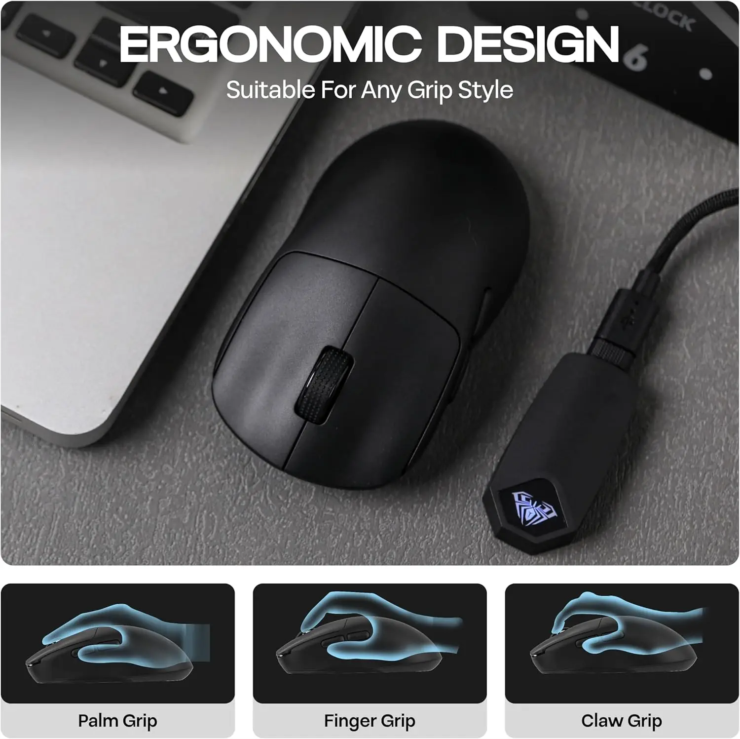 AULA SC800 Gaming Muis USB-C B - Esports Gaming Mouse Wireless recensie en prijs