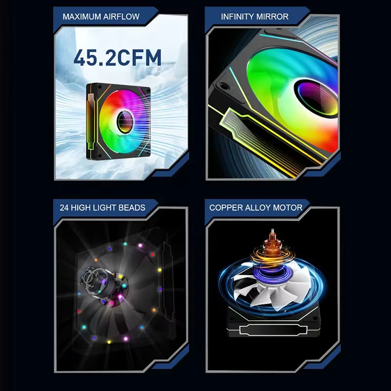 PRISM 4 PRO 120mm PWM ARGB Cas - Esports Gaming Fan recensie en prijs