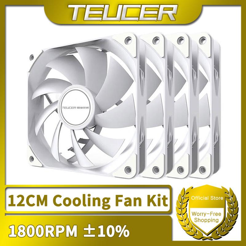 Teucer 1800Rpm 4PIN Pwm Wit 12 - Esports Gaming Fan recensie en prijs
