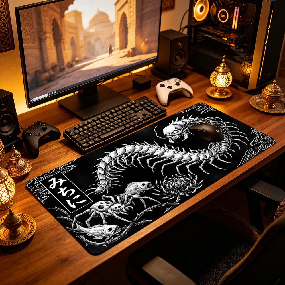 Donkere gotische Centipede Gam - Esports Gaming Cabinet recensie en prijs