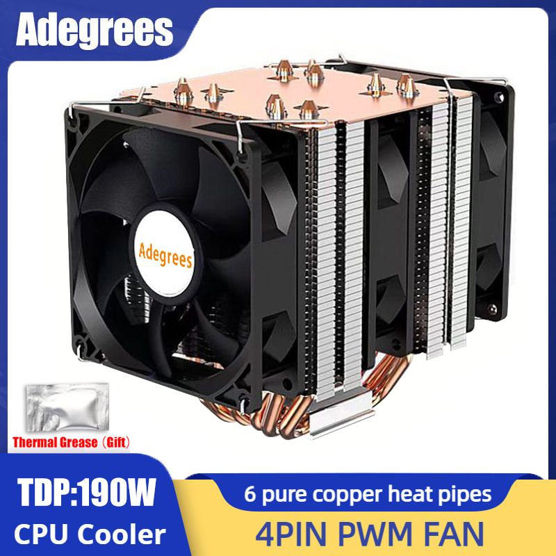 6 Heatpipe CPU Koeler 4Pin PWM - Esports Gaming Fan recensie en prijs