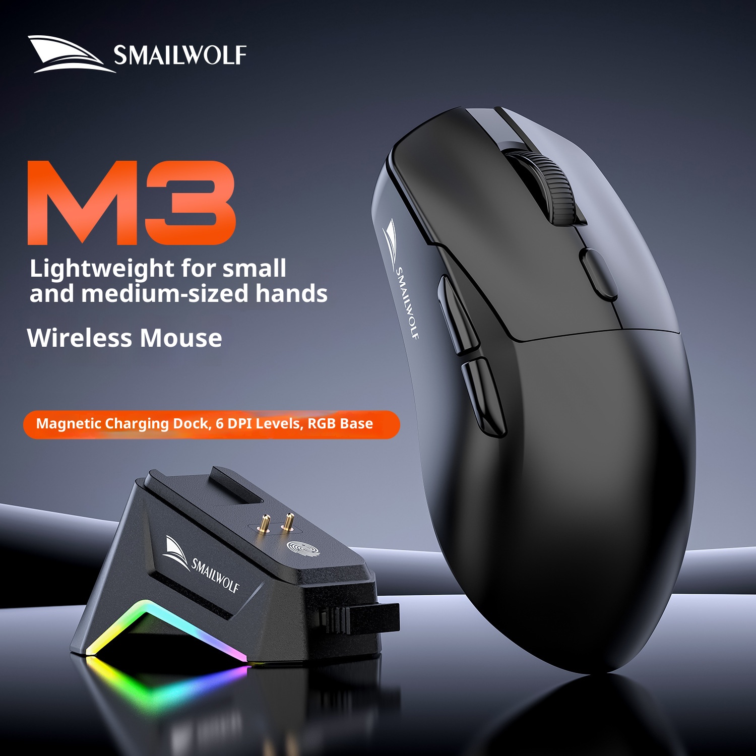 SMAILWOLF M3 PRO Draadloze Blu - Esports Gaming Mouse Wireless recensie en prijs