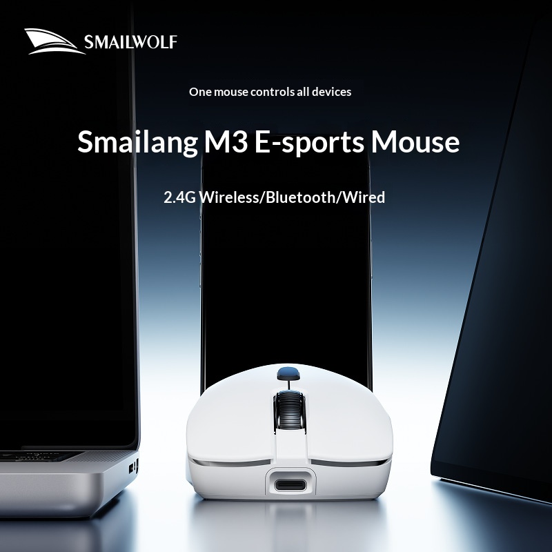 SMAILWOLF M3 PRO Draadloze Blu - Esports Gaming Mouse Wireless recensie en prijs