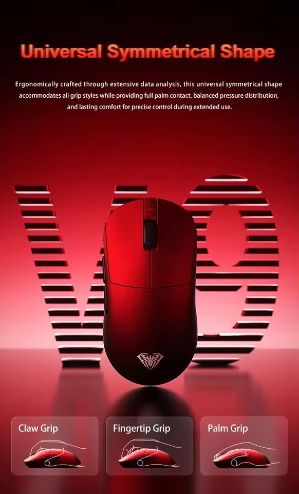 AULA V9 Ultra draadloze muis T - Esports Gaming Mouse Wireless recensie en prijs