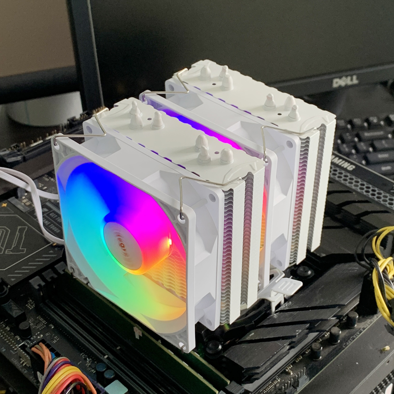 CPU-luchtkoeler AM4 6 heatpipe - Esports Gaming Fan recensie en prijs